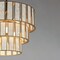 Maxim Lighting Miramar 7-Light Chandelier, Capiz/Natural Aged Brass 12808CZNAB - alternate 4